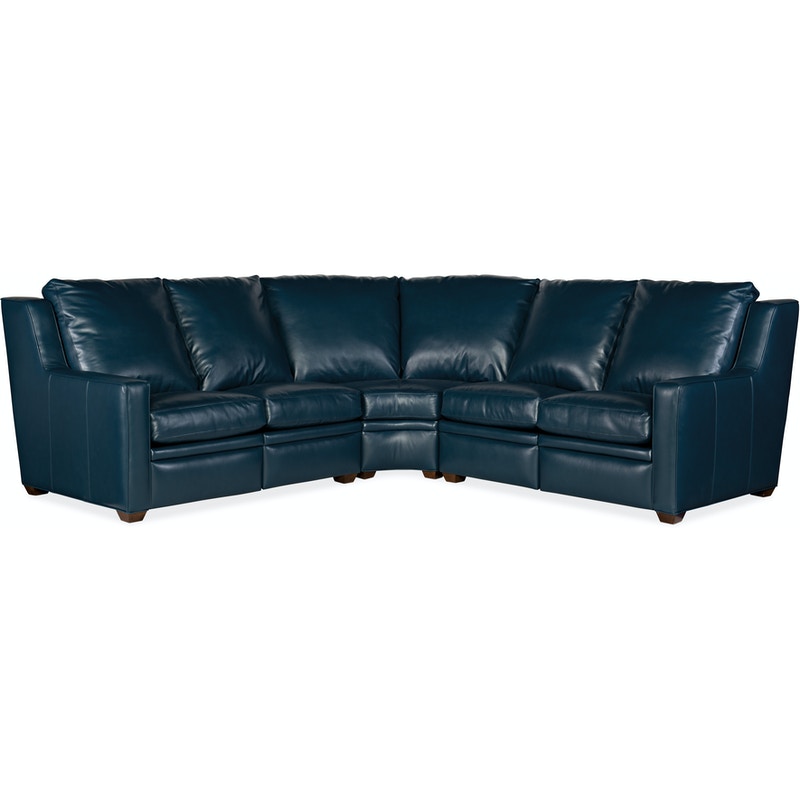 Bradington Young Sectionals Raymond Reclining Sectional with One-Piece Back