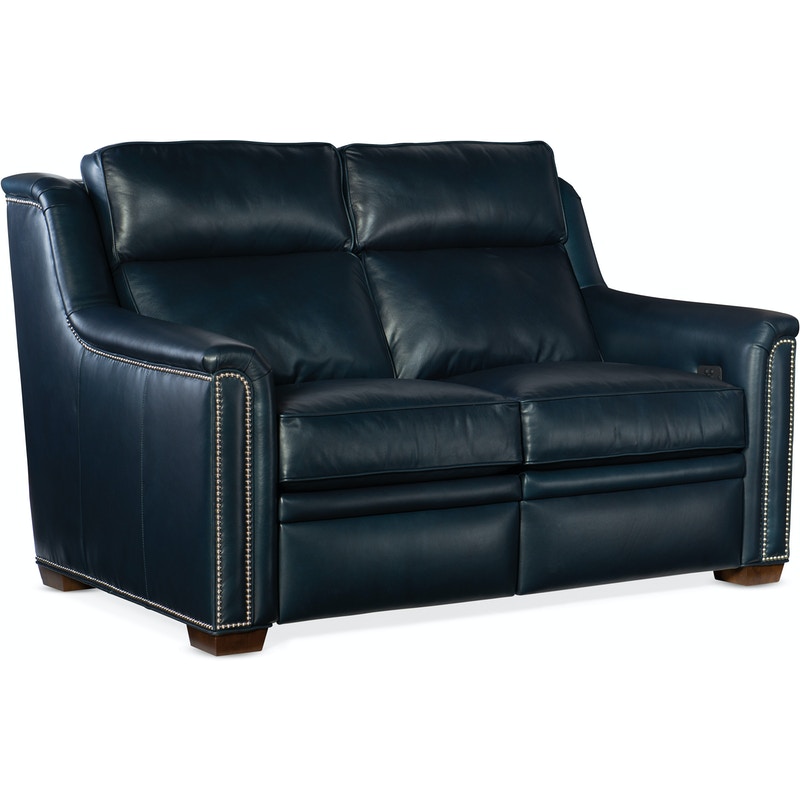Bradington Young Raiden Loveseat L and R Full Recline  with Articulating Headrest - Two Pc Back