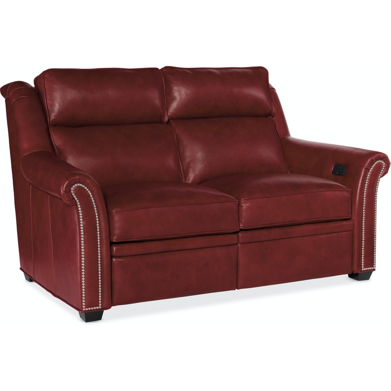 Bradington Young Robinson Loveseat L and R Full Recline  with Articulating Headrest - Two Pc Back