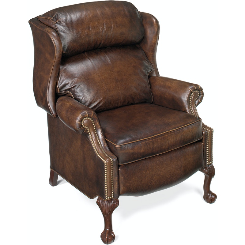 Bradington Young Maxwell Ball And Claw Reclining Wing Chair
