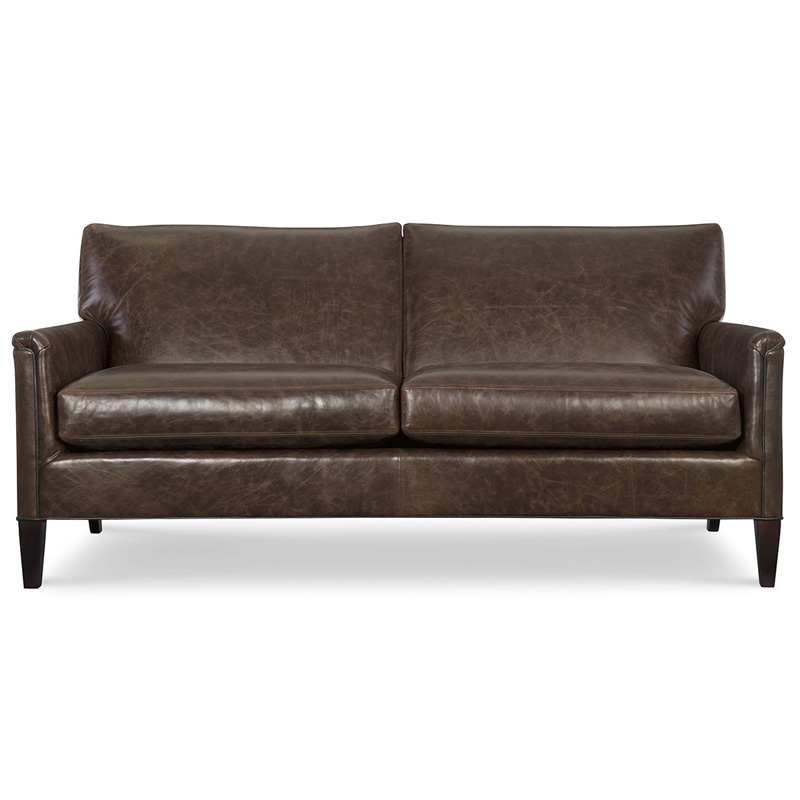 CR Laine Leather Apt Sofa