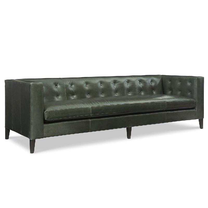 CR Laine Leather Long Sofa