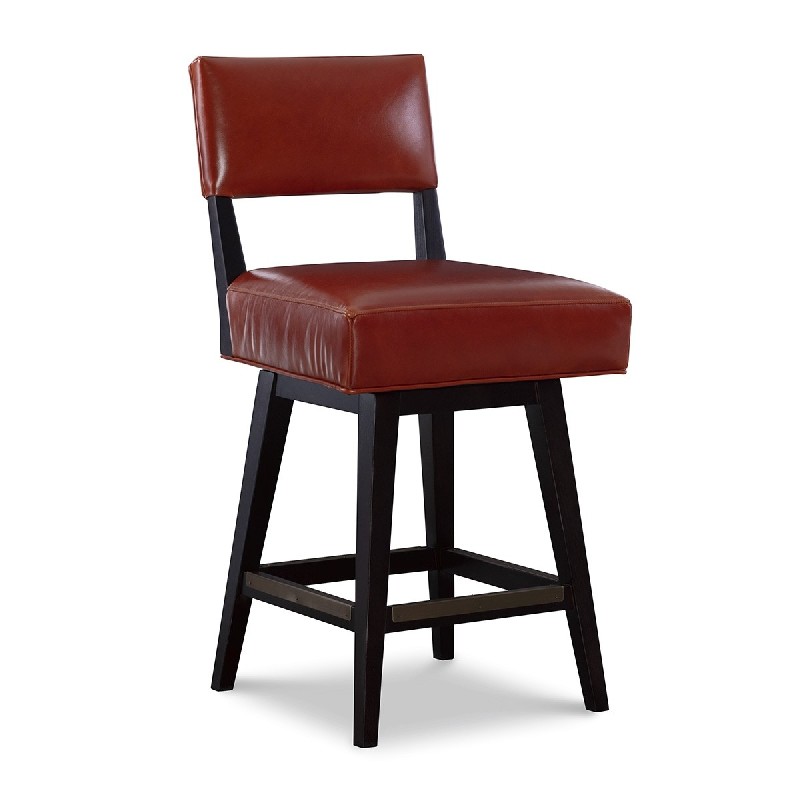 CR Laine Leather Swivel Counter Stool