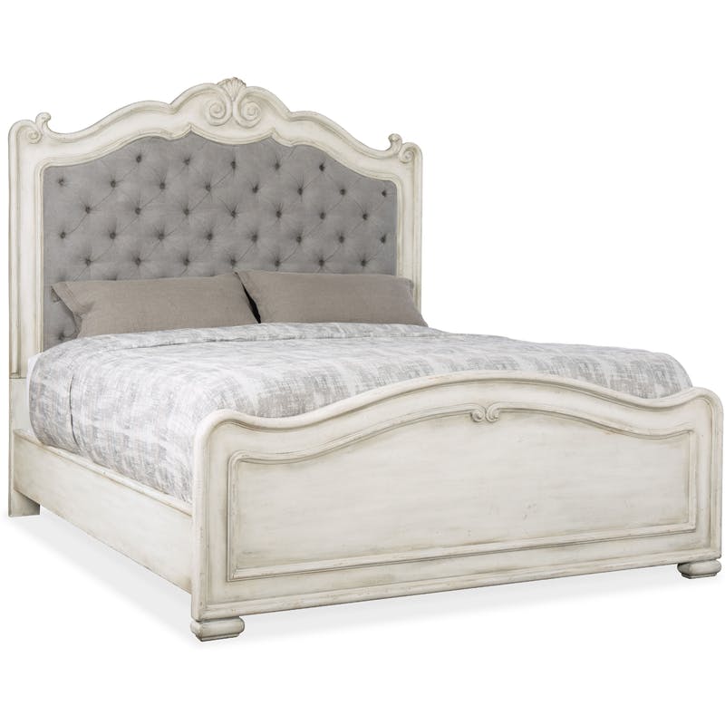 Hooker King Upholstered Panel Bed