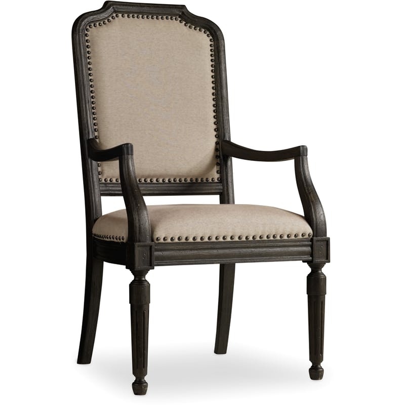Hooker Dark Upholstered Arm Chair