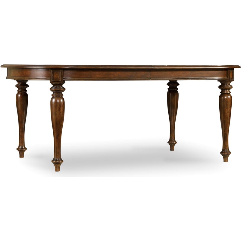 Hooker Leg Table with Two 18 inch Leaves