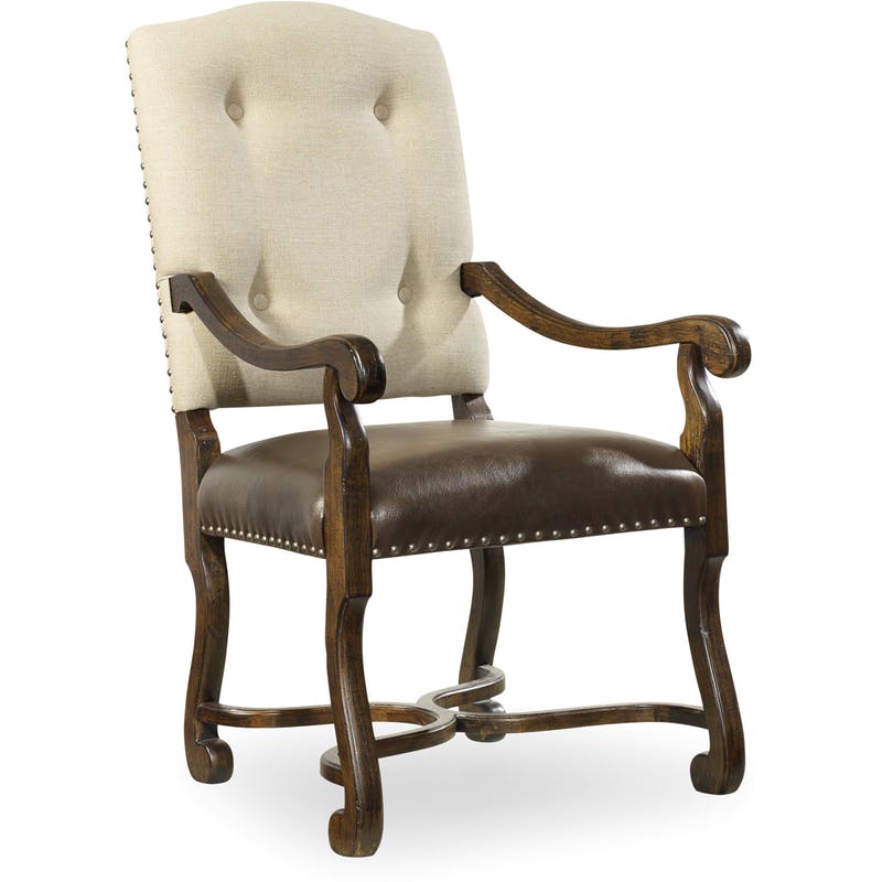 Hooker Camelback Arm Chair