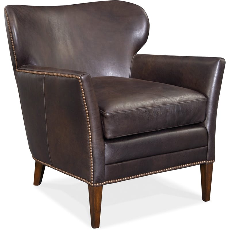 Hooker Leather Club Chair