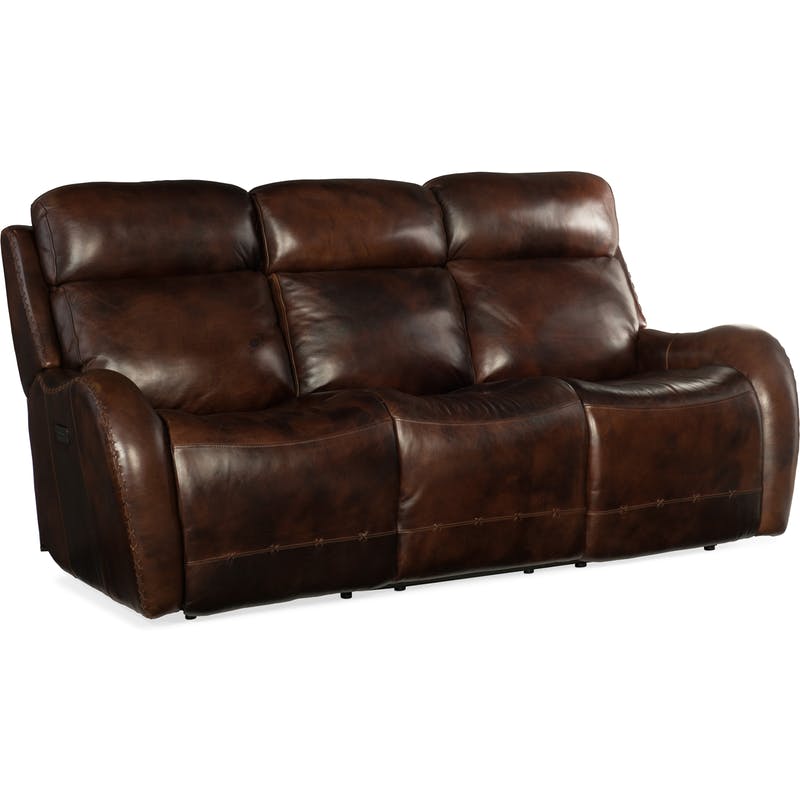 Hooker Power Recliner Sofa with Pwr Headrest