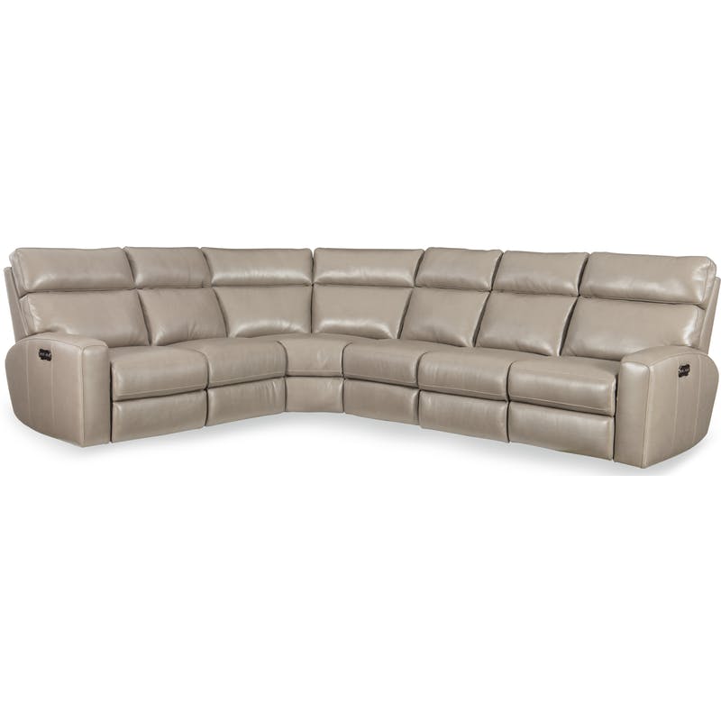 Hooker Mowry 4 PC Power Motion Sectional with Pwr Hdrest