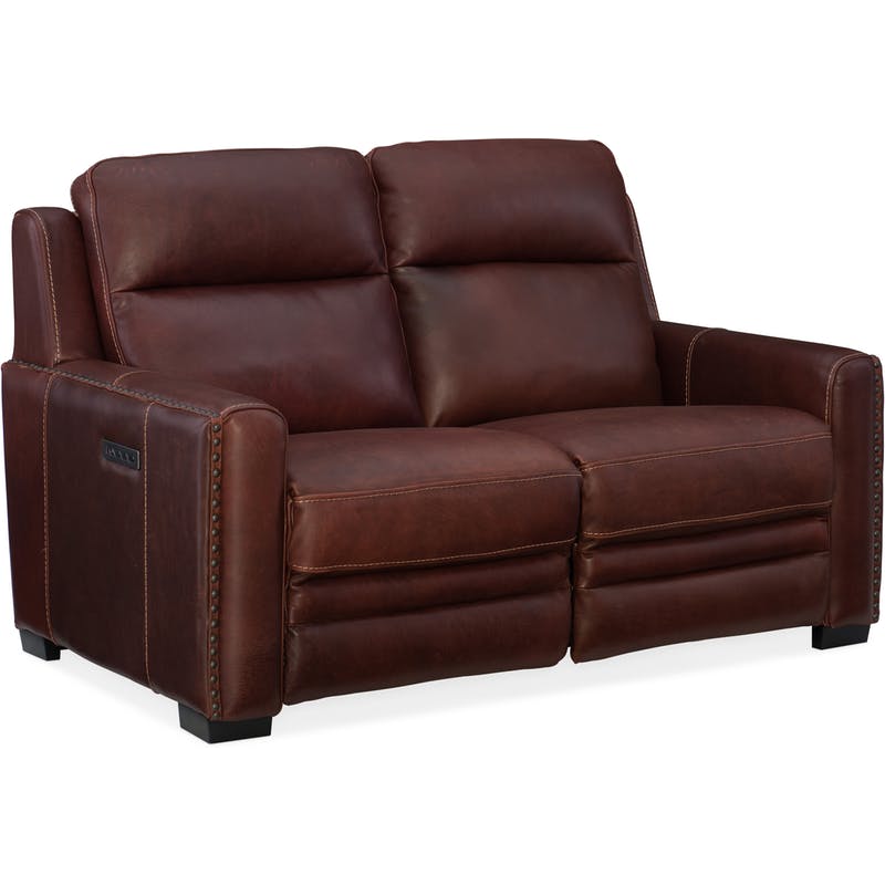 Hooker Power Motion Loveseat with Power Headrest and Power Lumbar Support