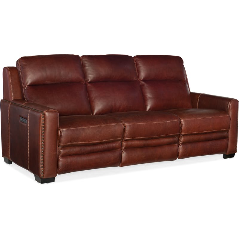 Hooker Lincoln Power Motion Sofa with Power Headrest and Power Lumbar Support