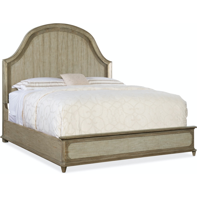 Hooker Lauro Cal King Panel Bed with Metal