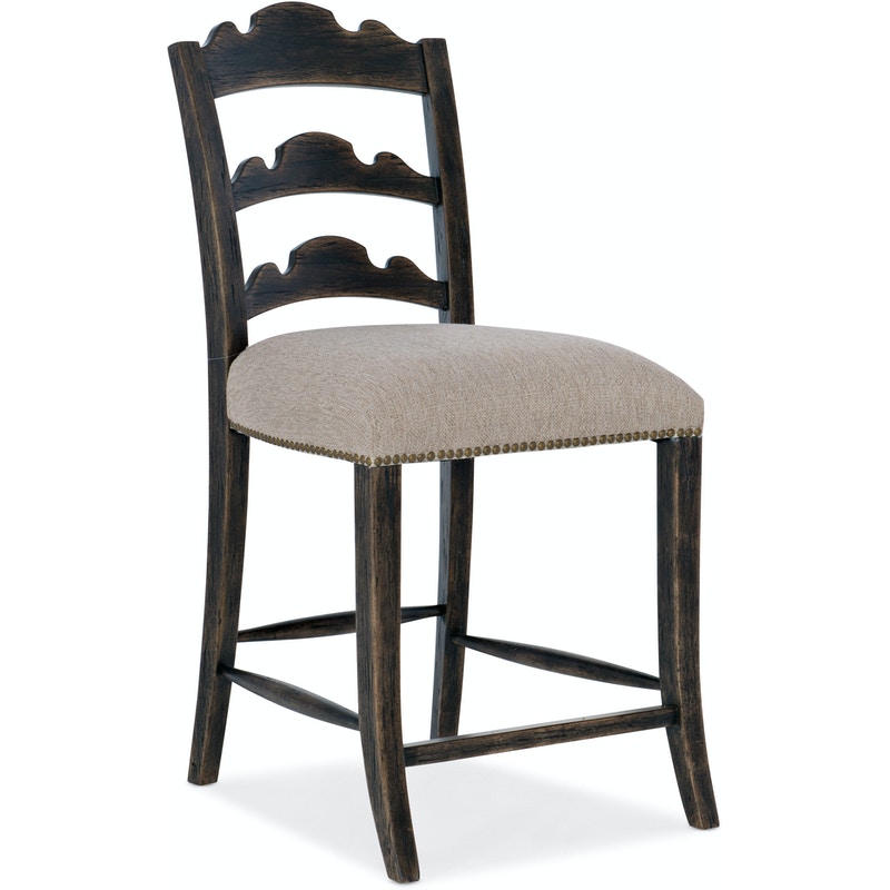 Hooker Tw in Sisters Ladderback Counter Stool