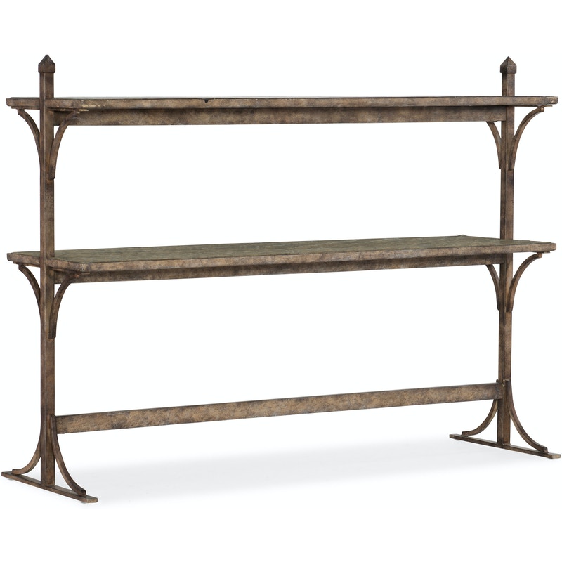 Hooker South 77 Metal and Wood Console