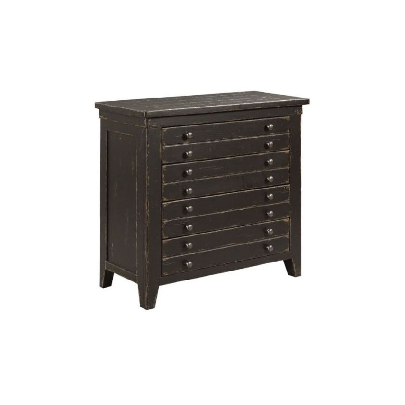 Kincaid Map Drawer Bedside Chest Anvil Finish