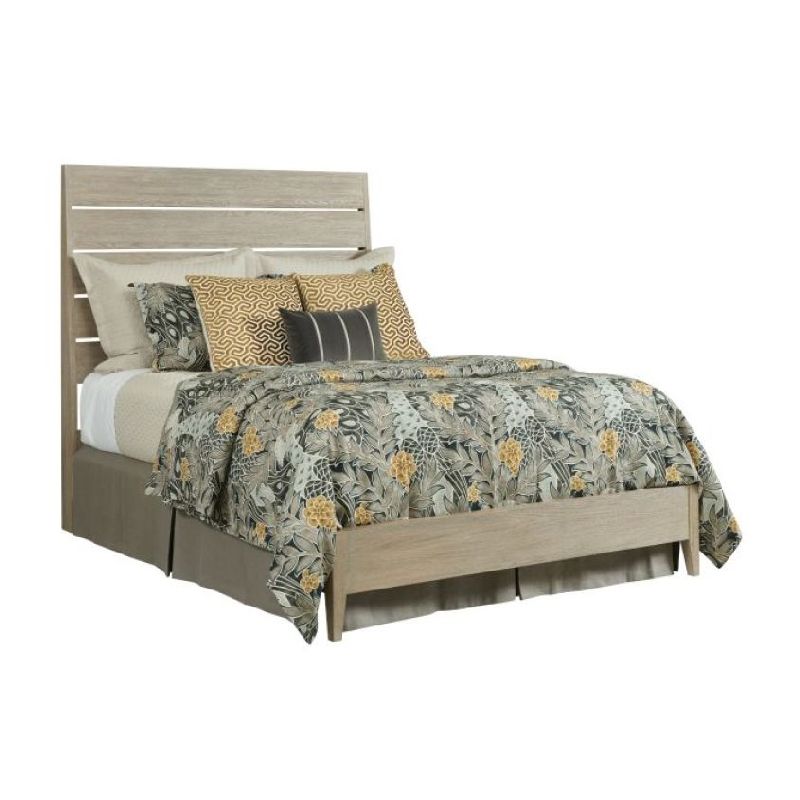 Kincaid Incline Oak Queen Bed Low Footboard Complete