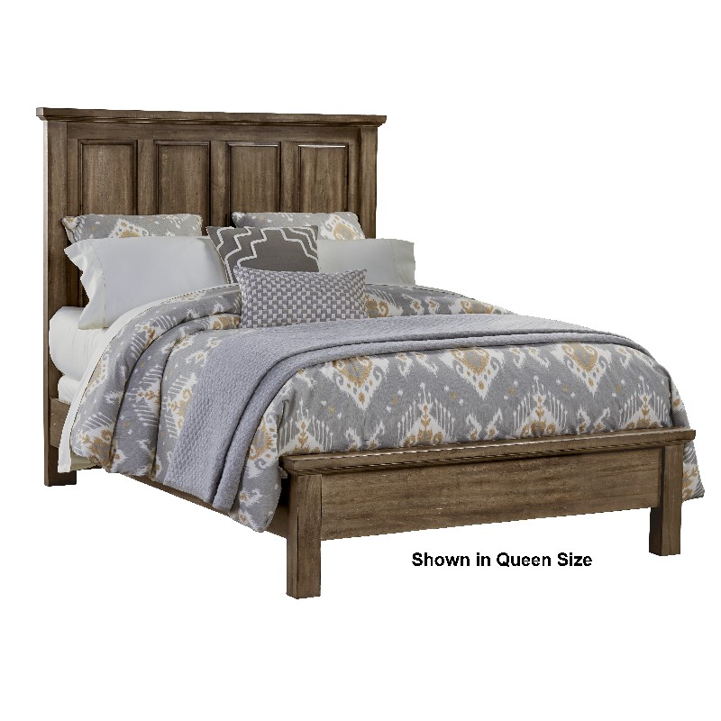 Vaughan Bassett Mansion Bed with Low Profile Footboard
